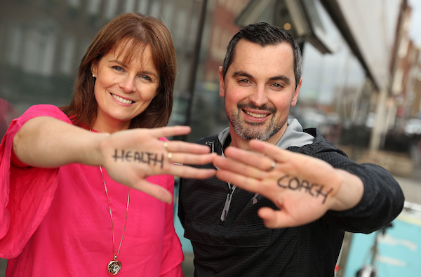 Laya Healthcare launch healthcoach with Karl Henry - image shows Lorraine Walsh, Head of Marketing laya healthcare & Karl Henry